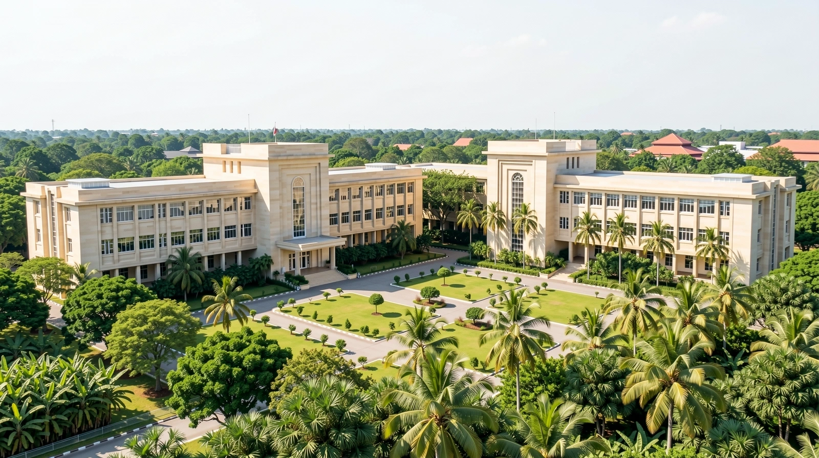 University Campus Atmosphere
